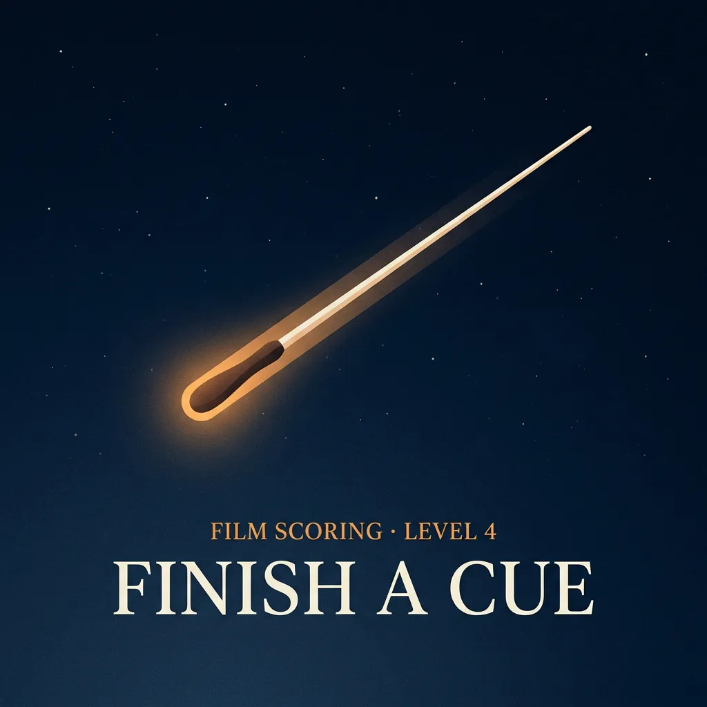 Film Scoring · Level 4 · Finish a Cue (10 lessons)