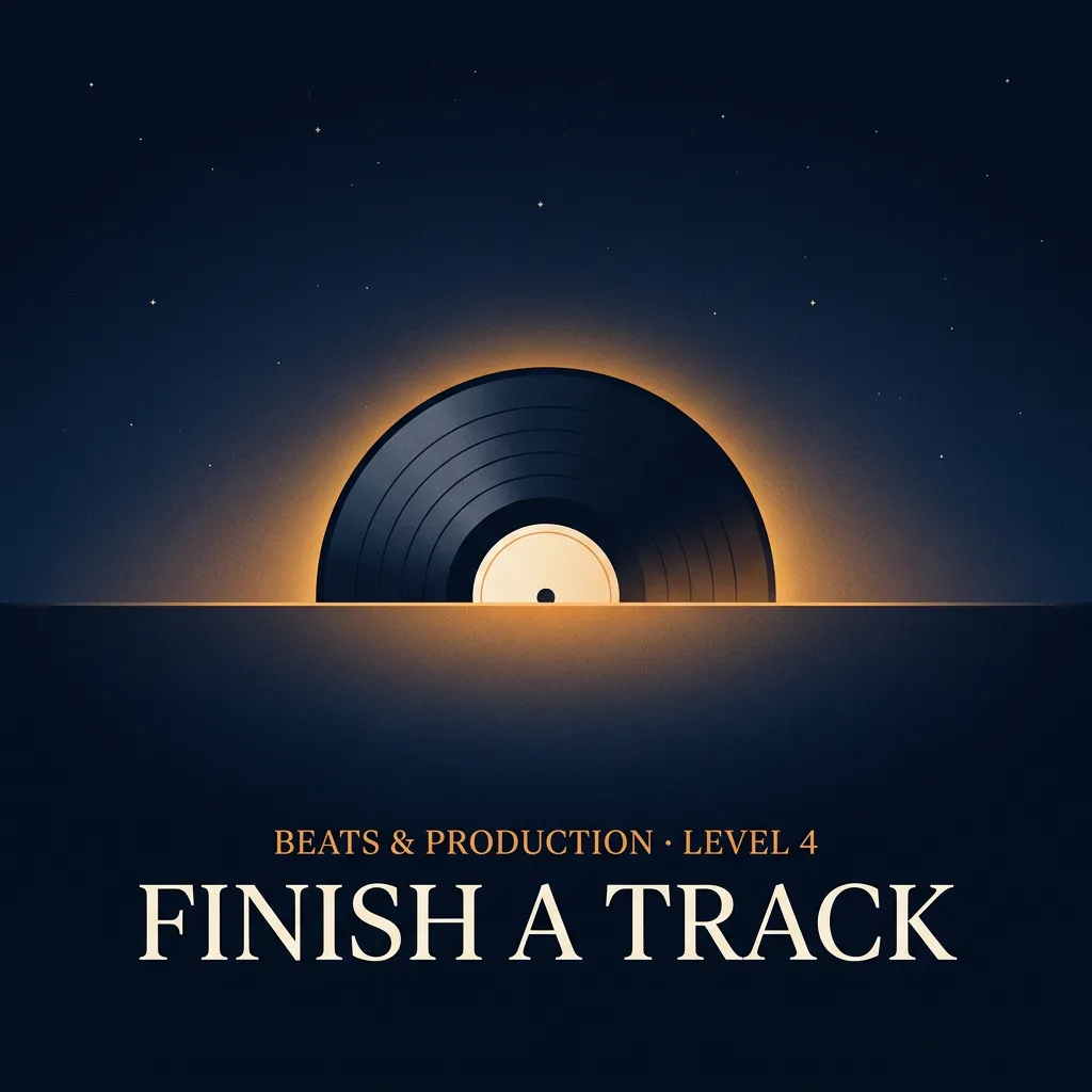 Beats & Production · Level 4 · Finish a Track (10 Sessions)
